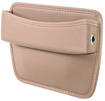 Autositz-Lückenfüller-Organizer für VW UP! 2016 2017 2018 2019 2020-pr, Aufbewahrungsbox für Autositze Organizer Autositz LüCken Seiten Taschen Organizer Zubehör,B-Beige