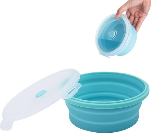 SXTDKMJ 500ml Faltschüssel mit Deckel