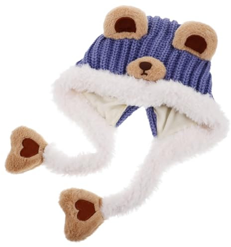 Veemoon Kids Winter Beanie Mit Ohrenklappen Weiche Warme Strickmütze Für Jungen Und Mädchen Für Jahre Modischer Winterhut Mit Elastischer Passform Und Hervorragendem Schutz