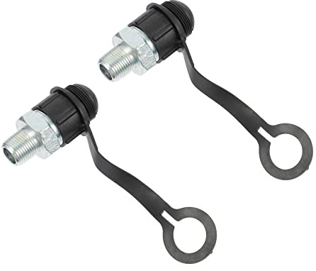 Mipcase Giunto Oleoso Idraulico 3/8 2 Pezzi Raccordi Rapidi Maschio Connettore Dell'olio Alta Pressione Per Impianti Oleodinamici