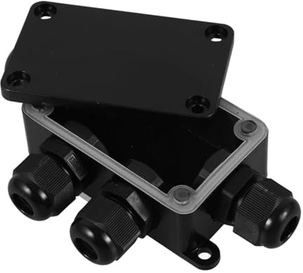 LOORGVEL Outdoor Electrical Junction Box Rated Weatherproof Enclosure for Garden Lights Pool Pumps Power Tools Dustproof Cord Protector Cover