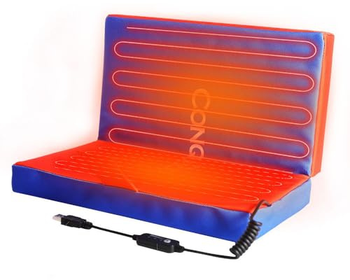 Heated Seat Cushion Electric Pad: Foldable USB Heated Seat Cover 3 Heat Setting for Outdoor Sports Event Camping Trip in Winter Warm