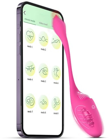 Qhsin Vibration für Frauen mit APP G Punkt Vibratoren Sex Spielzeug für die Frau mit 9 Vibrationsmodi Vibratorensets für frauen Klitoris Vibro Ei Sexspielzeug für Paare Dildo Anal Vibrator Analplug