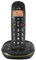 Doro PhoneEasy 105wr Téléphone sans Fil pour Seniors avec Grandes Touches, Son Amplifié et Répondeur Intégré (Noir) [Version Française] (Noir)