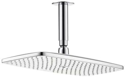 hansgrohe Duschkopf Raindance E, Kopfbrause wassersparend, Regendusche mit 1 Strahlart, Deckenanschluss, Chrom