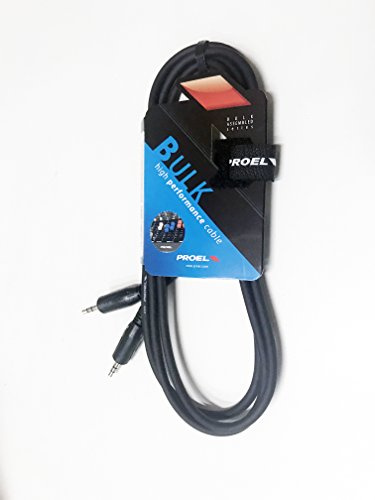 Proel BULK510LU3 - Cavo audio professionale con connessioni Jack Stereo 3.5mm a Jack Stereo 3.5mm, 3 metri