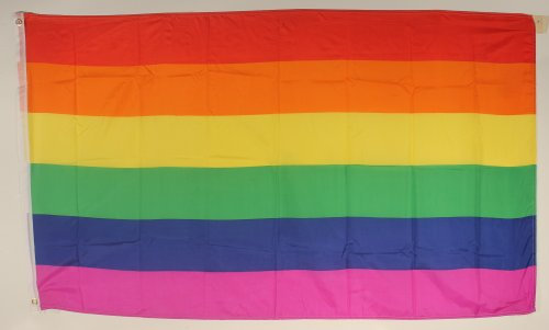 Regenbogen Flagge Großformat 250 x 150 cm wetterfest Fahne