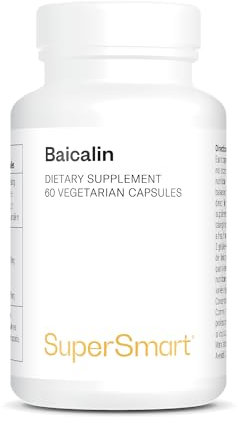 Baicalin 500 mg - Contribuisce alla buona salute del fegato - Aiuta a pulire e disintossicare il fegato - Proprietà rilassanti, antivirali e antinfiammatorie - Vegano - Supersmart