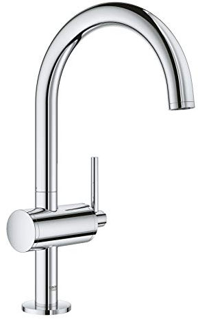Grohe Atrio, Badarmatur - Einhand-Waschtischbatterie, DN 15 L-Size, Chrom, 32042003