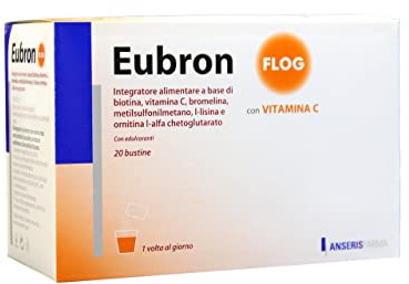Anseris Farma Integratore Alimentare Eubron Flog, 20 Bustine da 3.5 g