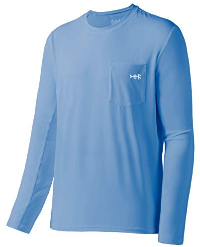 BASSDASH Camiseta de Manga Larga para Hombre UPF 50+ Performance Protección Solar UV Pesca Senderismo Camisetas Deportivas