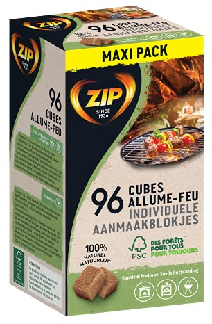 ZIP Cubes Individuels Naturels x96 Natural Individual, Black
