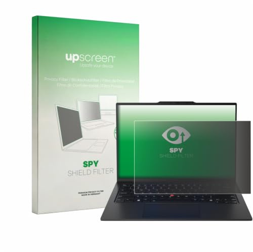 upscreen Blickschutzfilter für Lenovo ThinkPad X1 Carbon Gen 12 14 | Anti-Spy Displayschutz Made in Germany Privacy Filter Blickschutzfolie Blaulichtfilter Sichtschutz-Folie