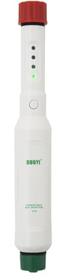 BaoFufc Detector de fugas de mano, detector natural de sensibilidad para el hogar con sonido y pantalla LCD, alarma, detector de radón alimentado por batería
