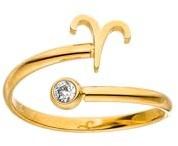 Purelei Sternzeichen Ring – Wasserfester Damenring aus langlebigem Edelstahl – Verstellbare Ringe von Größe 50 bis 66 – Modeschmuck für deinen individuellen Look