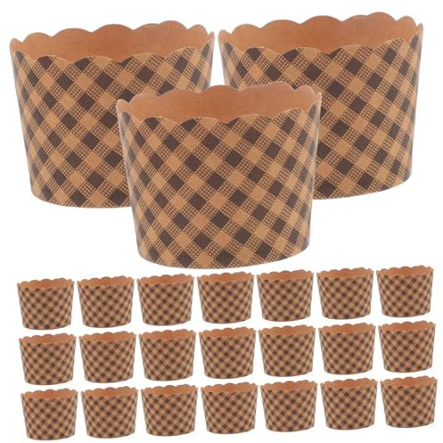 MAGICLULU 50pcs Cake Plate Paper Tray Cupcake Insert Holder Pastel Cupcake Cases Greaseproof Muffin Liners