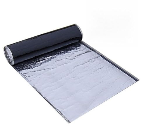 IHAHU Bitumen Abdichtungsband Selbstklebendes Dach Reparaturband 1.50 mm Dicke Außen Alu Folie Reparaturband Wasserdicht Dachunterspannbahn für Leckreparaturen Dachrinnen