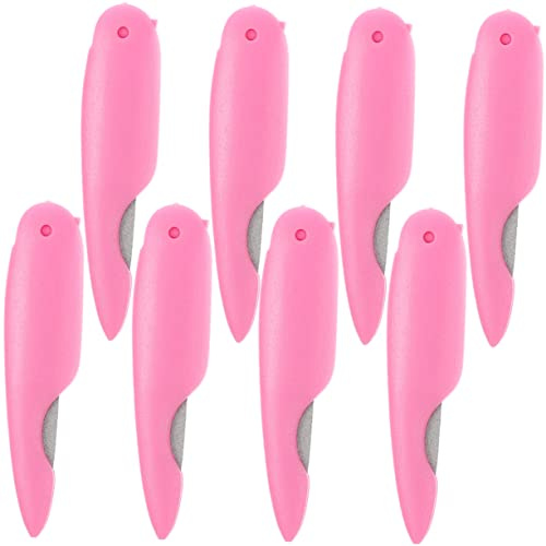 HAPINARY Nagelfeilen 8 Stück Kleine Klappbare Metall Nageldatei Langlebig Doppelseitig Maniküre Pediküre Nagelpolierer Nagelkunst Zubehör Für Unterwegs