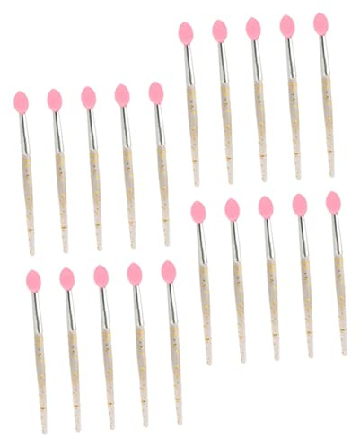 HONITANO 20pezzi Silicone Lip Brush Applicatori Per Lipstick e Lip Balm Strumento Di Trucco Portatile e Facile Da Usare Per Labbra e Look Professionale