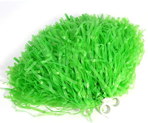Lebendige Rote Cheerleading -Pom -Poms für Sportveranstaltungen und Partys 2 Pack von Cheer Pompons für Jubel Tanzaufführungen und Feierlichkeiten (GREEN)