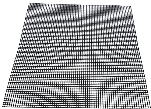 Nikou Feuille de grille anti-adhésive de qualité alimentaire, tapis de grille multifonction pour barbecue en plein air, 33 x 40 cm, noir, tapis de grill, plaque de cuisson, outil de barbecue