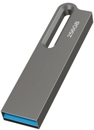 Chiavetta USB 256GB 3.0 Pennetta Pen Drive USB 256 GB Memoria USB Stick ad Alta Velocità di Archiviazione dei Dati e Facile Trasferimento Per PC Tablet Laptop Cellulare