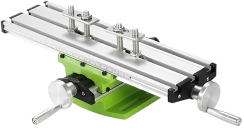 Tavolo per fresatura multifunzione, tavolo da lavoro regolabile, adatto per trapani da tavolo, mini trapani e supporto per trapano, X: 190 mm, Y: 65 mm