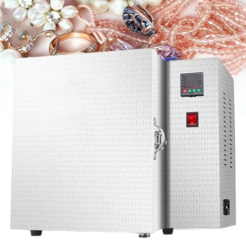 Forno Sinterizzazione Ceramica, Forno Ceramica 800 ℃, Riscaldamento a Temperatura Costante Su 4 Lati, Con Regolatore Di Temperatura, Display Digitale in Tempo Reale, per La Lavorazione Di Gioielli