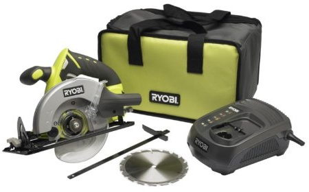 RYOBI 18v CIRCULAR SAW KIT LCS1801 INCLUDING BATTERY , BAG ,GREEN CHARGER,**FREE 150mm TCT BLADE **