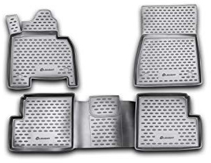 Element Passgenaue Premium Antirutsch Gummi Fußmatten - Mercedes-Benz G-Class W463, schwarz