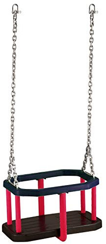 Loggyland Siège à bascule pour bébé en caoutchouc avec jeu de chaînes - Siège pour balançoire