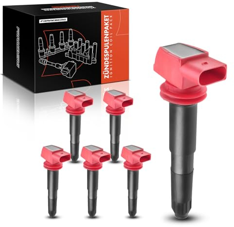 Frankberg 6x Bobines d'allumage Compatibles avec C.a.y.e.n.n.e 9PA 4.8L SUV 2007/02-2010/09 P.a.n.a.m.e.r.a 970 3.6L 4.8L Hatchback 2009-2016 Remplacer# 94860210402