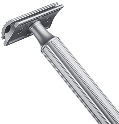 DESIGN94 Titanium Rasierhobel – Präzisionsrasierer aus massivem Titan – Gewinner German Design Award 2022 – CNC‑gefräst & handpoliert –Made for Design Lovers