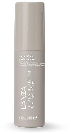L'ANZA Keratin Haarkur, repariert geschädigtes Haar, mit regenerierendem Phyto IV Komplex, veganes Haarserum, Spliss-Schutz (100 ml)