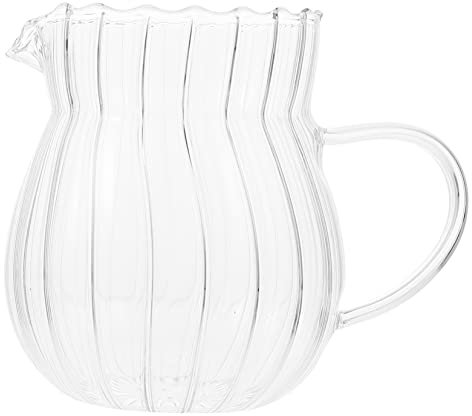 Cabilock Pichet Verre Pour Lait Transparent Cruche Pratique Sans Gaspillage Verseuse Pour Café Et Thé Pour Maison Et Café