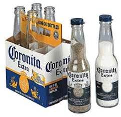 12 Salt and Pepper Shaker Caps for Corona Bottles - Make your own Shakers for Coronita Bottles