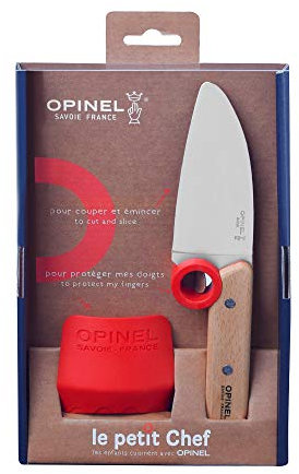 Opinel Le Petit Chef, Küchenmesser-Set, 2-teilig Messer, grau, 26