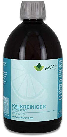 eMC Kalkreiniger - Probiotische Reinigungslösung gegen hartnäckige Kalkablagerungen, schafft langanhaltenden Schutz, fördert ein gesundes Raumklima & beseitigt schlechte Gerüche effizient, 500 ml