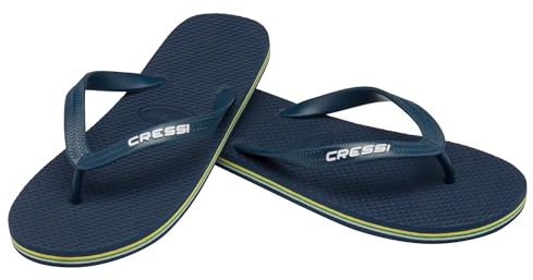 CRESSI Beach - Chanclas Casual Playa Piscina,Azul Navy/Azul,37/38