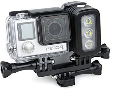 MASUNN Wasserdichte Led-Blitz-Leuchte Licht Spot Lampe Für Gopro Hero 4 Session Sjcam Xiaomi Yi Dslr Kamera