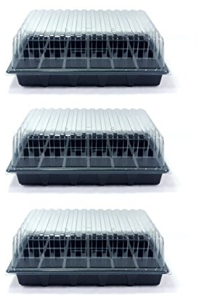 Britten & James Value Pack of 3 Standard Propagators Contains three seed trays, three 24 cell inserts and three clear lids