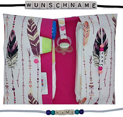 Große Windeltasche XXL mit Name Wickeltasche