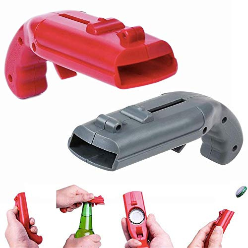 LHKJ 2Pcs Décapsuleur de Bière, Ouvre-bouteille pour Lanceur de Pistolet Outil d'ouverture de Boissons