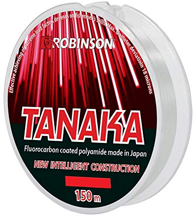 Robinson Angelschnur Tanaka 150m 0,161-0,382mm Fluorocarbon beschichtet