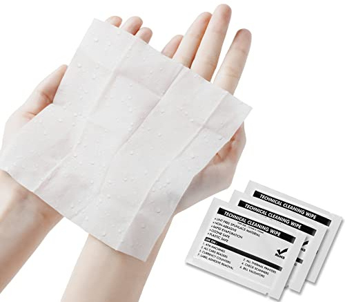 99.9% Technical Prep Pads 5.7×5.9 Multi-Purpose Large Non Woven Handy Wipes Cleaning for Surfaces/Electronics/Industrial/Thermal Paste Remover, etc, 40/Box