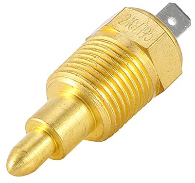 Lüfterthermostat Temperaturschalter, 210 bis 195 Grad Metall Elektromotor Lüfter Thermostat Temperatursensor Schalter Universal passend für 10 12 14 16 Lüfter