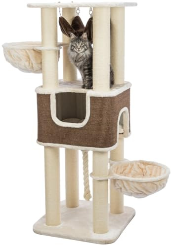 Kratzbaum XXL Humberto, 174 cm, Creme/Dunkelbraun