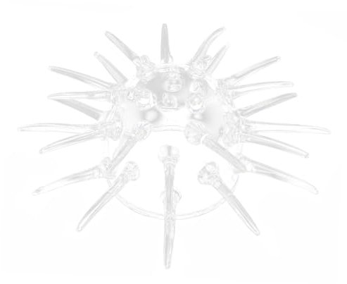 TOPBATHY Einzigartiges Weinglas aus Glas mit Seeigel Design Kreative Runde Cocktailtasse als Tischdekoration für Geburtstage und Partys