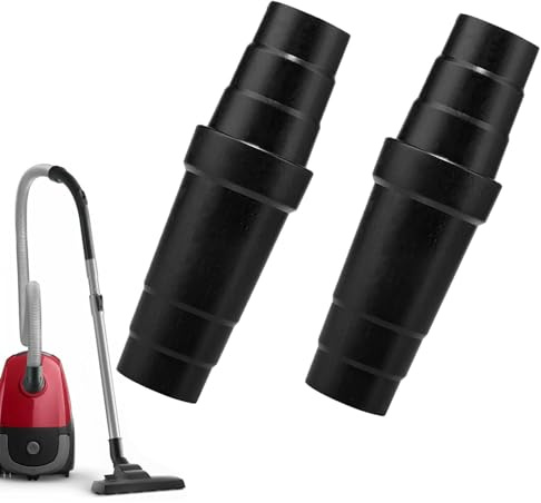 Staubsaugerschlauch-Adapter, 2 Stück, für Elektrowerkzeuge, -Staubsauger-Adapter, nicht verformender Reiniger-Schlauchadapter, Verbindungsstück, Möbelzubehör