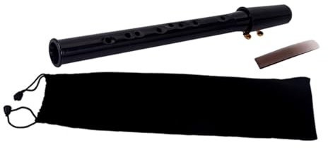 Vaguelly Saxophon Mini-saxophon Taschensaxophon Holzblasinstrument Musikzubehör Langer in Schwarz